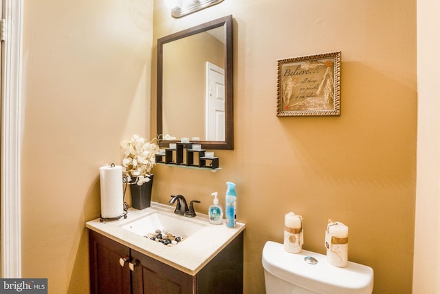9213 Fairlane Pl, Laurel, MD 20708 - half bathroom featuring toilet and vanity