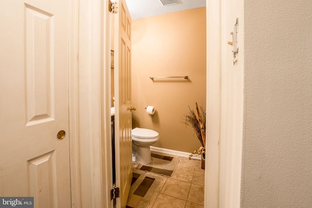 9213 Fairlane Pl, Laurel, MD 20708 - bathroom with toilet and tile patterned floors