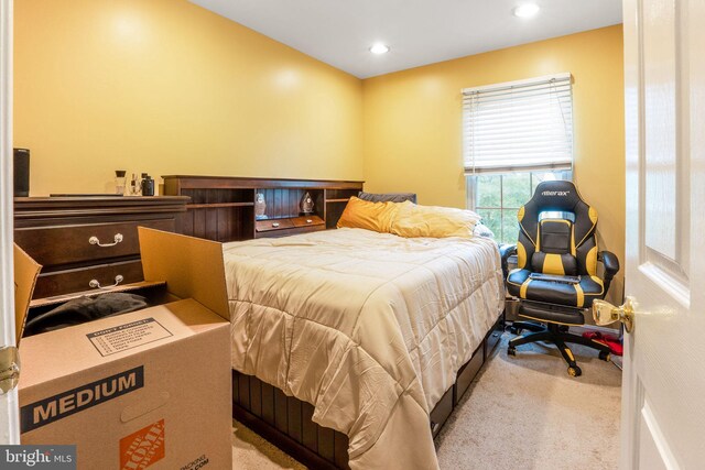 9213 Fairlane Pl, Laurel, MD 20708 - carpeted bedroom featuring recessed lighting
