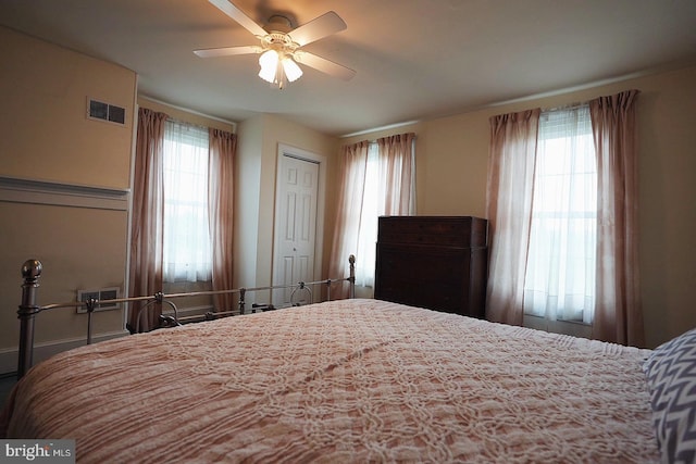 663 Tomlin Station Rd, Mullica Hill, NJ 08062 - bedroom with a closet and ceiling fan