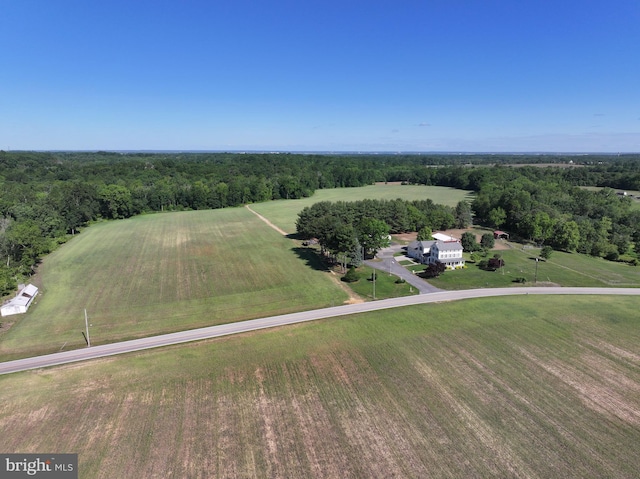 663 Tomlin Station Rd, Mullica Hill, NJ 08062 - overview of rural landscape featuring a forest