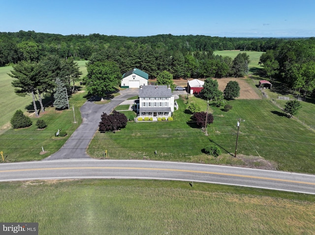 663 Tomlin Station Rd, Mullica Hill, NJ 08062 - bird's eye view of a heavily wooded area