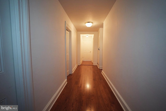 663 Tomlin Station Rd, Mullica Hill, NJ 08062 - corridor featuring dark wood finished floors and baseboards