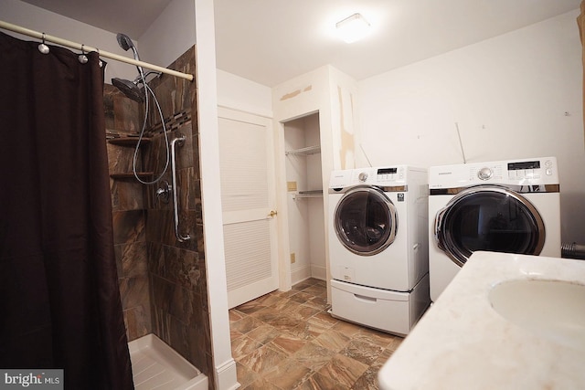 663 Tomlin Station Rd, Mullica Hill, NJ 08062 - laundry room with separate washer and dryer