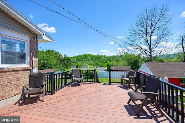 view of deck
