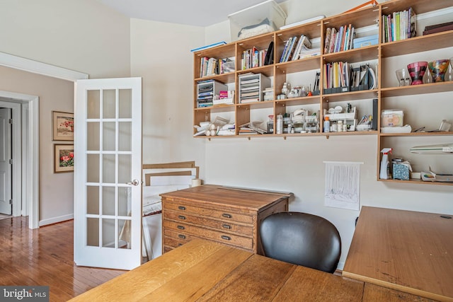 31027 Scissorbill Rd, Ocean View, DE 19970 - office area featuring wood finished floors