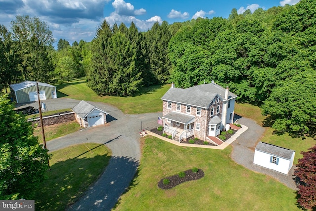305 Gunhart Rd, Mohnton, PA 19540 - view of subject property with a heavily wooded area