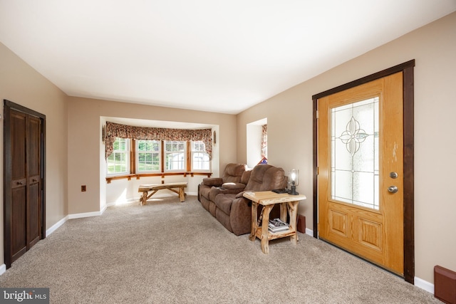 305 Gunhart Rd, Mohnton, PA 19540 - carpeted living room featuring baseboards