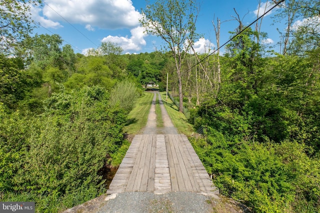 305 Gunhart Rd, Mohnton, PA 19540 - view of dirt / gravel road featuring a wooded view