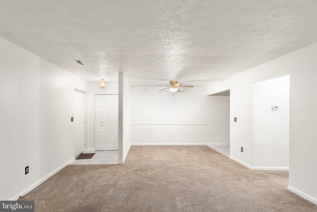 2007 Magnolia Woods Ct Unit B, Edgewood, MD 21040 - carpeted spare room featuring a ceiling fan and a textured ceiling