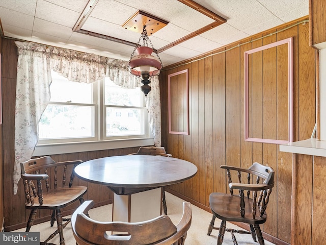 108 S 2nd St, Denton, MD 21629 - dining room featuring wooden walls and breakfast area