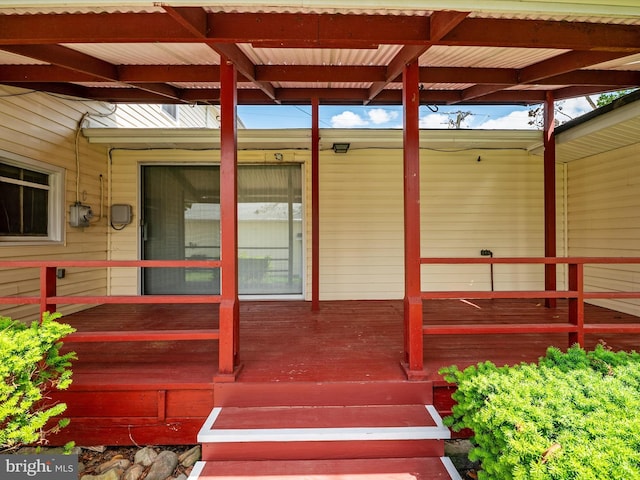 108 S 2nd St, Denton, MD 21629 - view of wooden porch