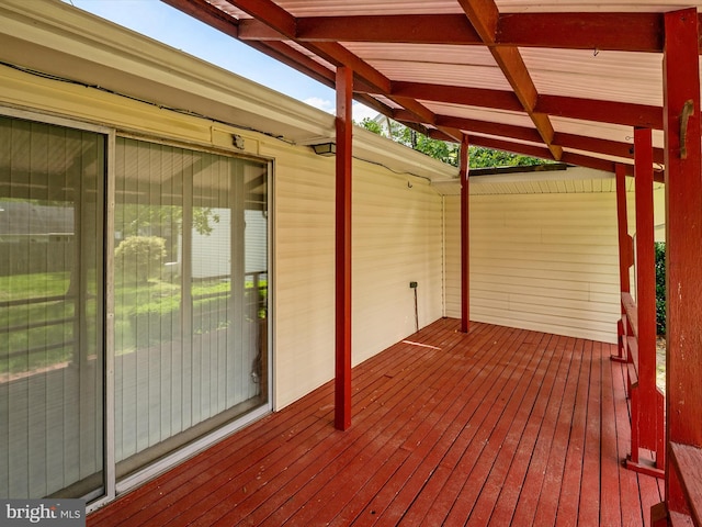 108 S 2nd St, Denton, MD 21629 - view of wooden deck