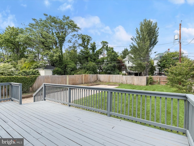 2912 Shirey Ave, Baltimore, MD 21214 - view of wooden deck