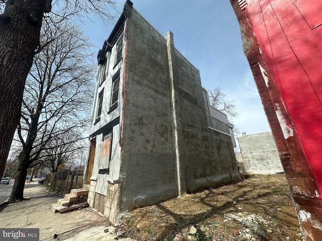 view of side of home