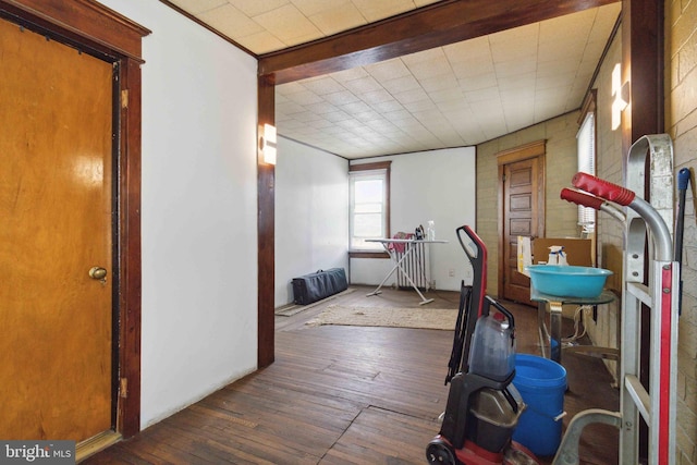 247 W Walnut St, Shamokin, PA 17872 - exercise area featuring hardwood / wood-style flooring