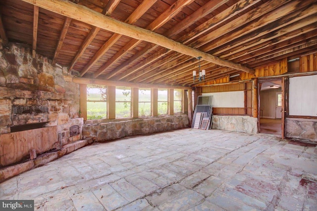 129 Shippensburg Rd, Shippensburg, PA 17257 - misc room featuring lofted ceiling