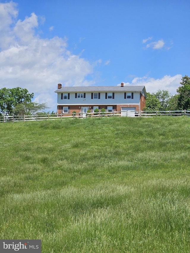 10110 Old Liberty Rd, Frederick, MD 21701 - rear view of property with a view of countryside