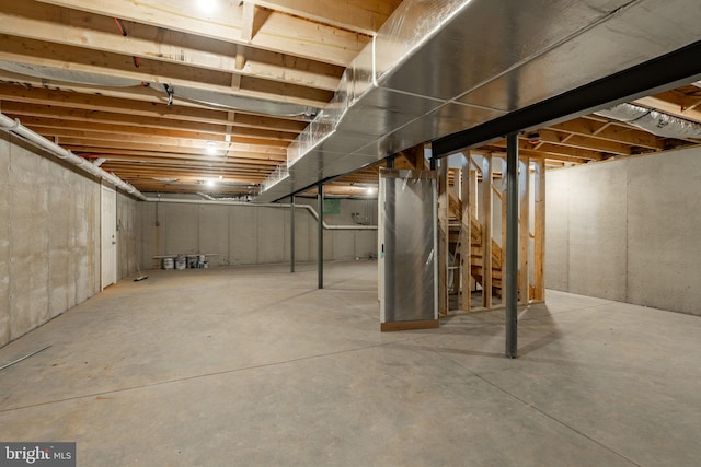 25 Railroad St, Denver, PA 17517 - unfinished below grade area featuring stairs