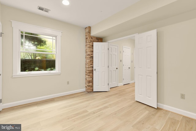 1802 24th St S, Arlington, VA 22202 - unfurnished bedroom with light wood finished floors and recessed lighting