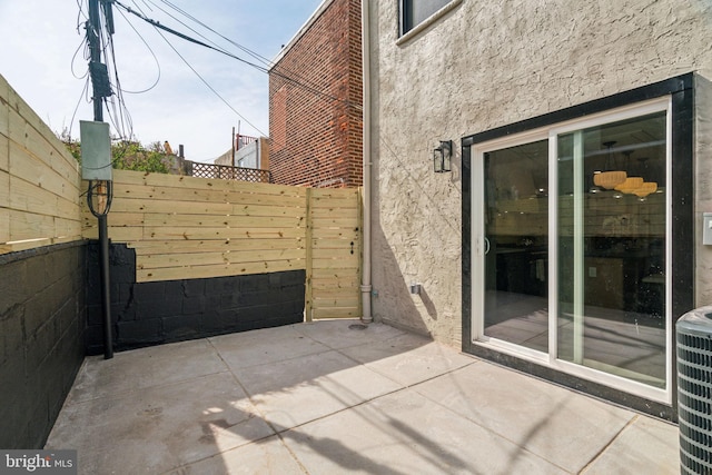 826 Tasker St, Philadelphia, PA 19148 - view of patio / terrace with a fenced backyard and central AC unit