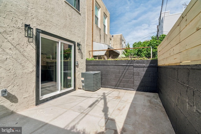 826 Tasker St, Philadelphia, PA 19148 - view of patio / terrace featuring central AC unit and fence