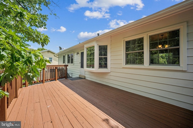 8818 Olympia Fields Ln, Vienna, VA 22182 - view of wooden deck