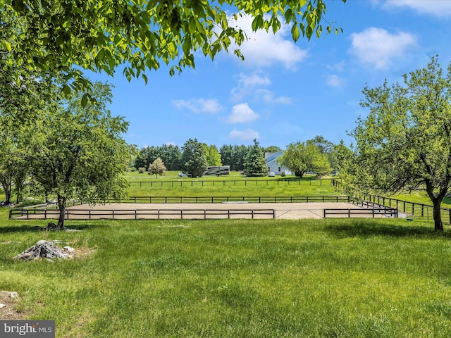 15953 River Bend Ct, Williamsport, MD 21795 - view of yard with a view of rural / pastoral area and an enclosed horse arena