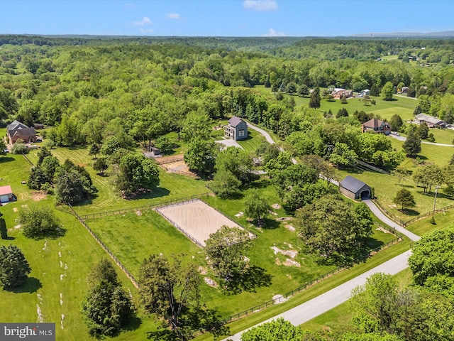 15953 River Bend Ct, Williamsport, MD 21795 - aerial view of a heavily wooded area