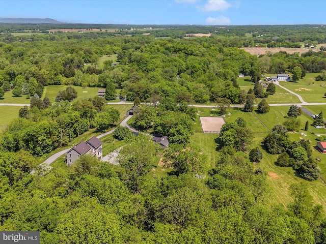 15953 River Bend Ct, Williamsport, MD 21795 - aerial view of property and surrounding area with a heavily wooded area