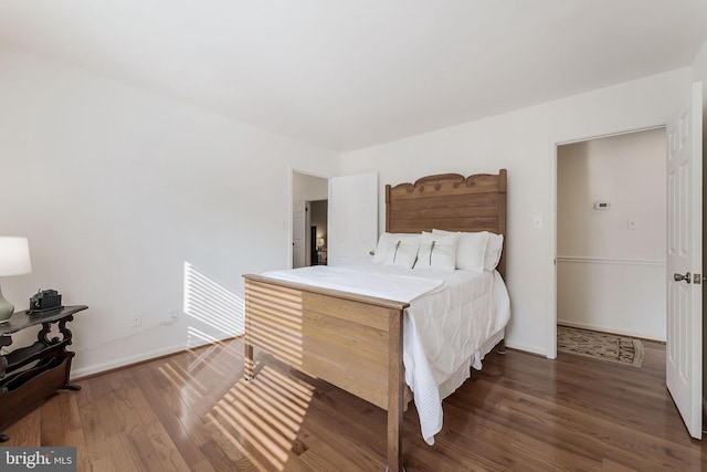 6808 Canal Bridge Ct, Potomac, MD 20854 - bedroom with wood finished floors and baseboards
