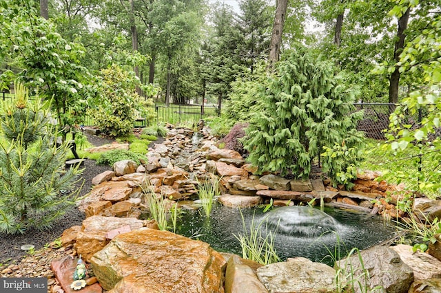 1715 Mountain View Rd, Harrisburg, PA 17110 - view of undeveloped land with a garden pond