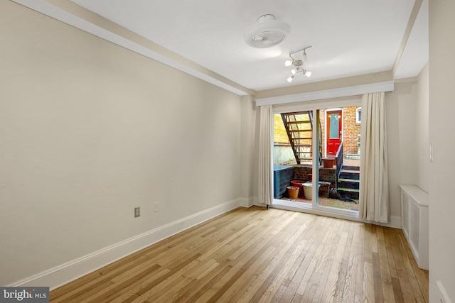 812 E St SE, Washington, DC 20003 - empty room featuring light wood finished floors and baseboards