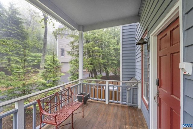 23 Trillium Close, Wintergreen Resort, VA 22967 - view of wooden terrace
