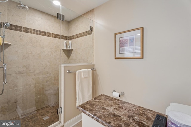 20 Dorchester Way, Phoenixville, PA 19460 - full bathroom featuring a stall shower, toilet, and vanity