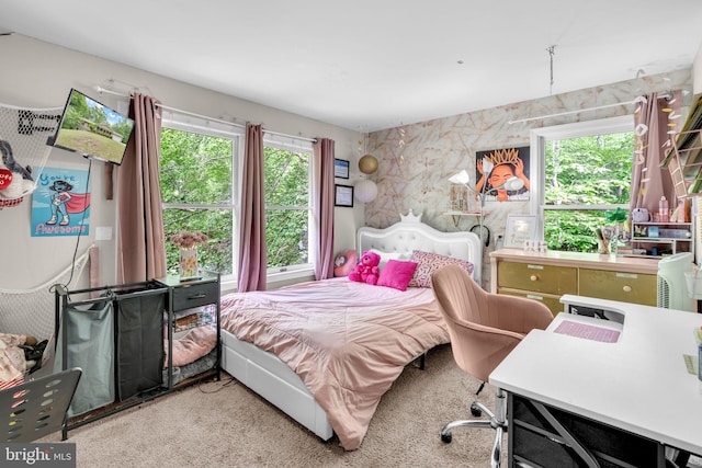 463 Bronco Trl, Lusby, MD 20657 - carpeted bedroom with multiple windows