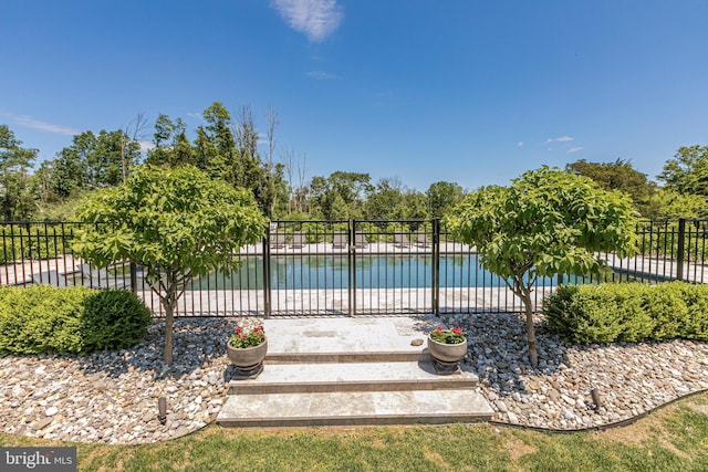 280 Carter Rd, Princeton, NJ 08540 - view of swimming pool with a patio and a water view