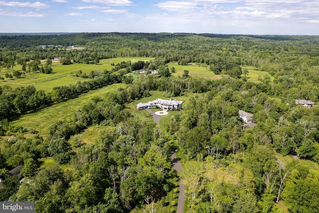 280 Carter Rd, Princeton, NJ 08540 - aerial view of property and surrounding area featuring a heavily wooded area