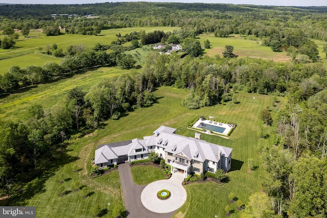 280 Carter Rd, Princeton, NJ 08540 - drone / aerial view of a heavily wooded area