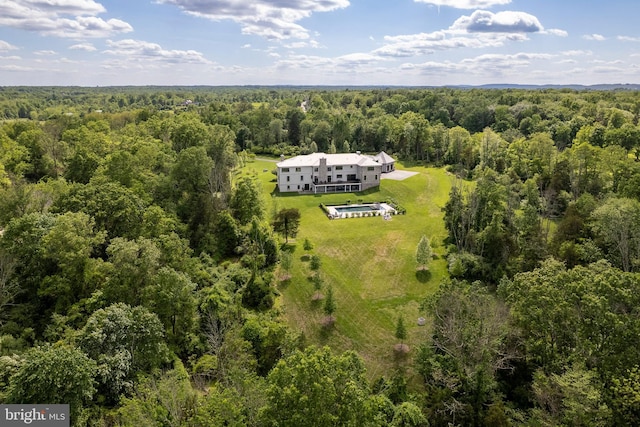 280 Carter Rd, Princeton, NJ 08540 - aerial view of property and surrounding area with a forest