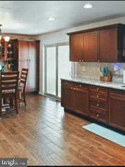 60 Windsor Ln, Willingboro, NJ 08046 - kitchen featuring decorative backsplash, recessed lighting, and light countertops