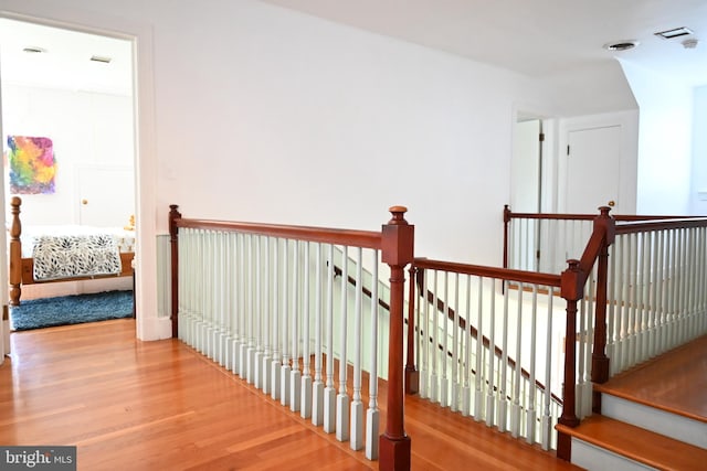 9706 Fairway Dr, New Market, VA 22844 - stairway with wood finished floors