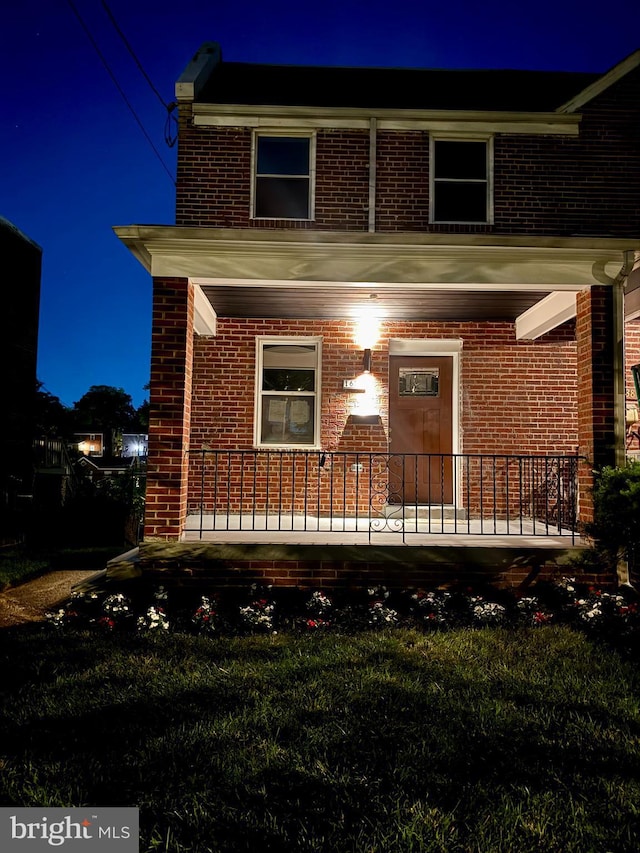 1636 40th St SE, Washington, DC 20020 - view of front of property with brick siding and covered porch