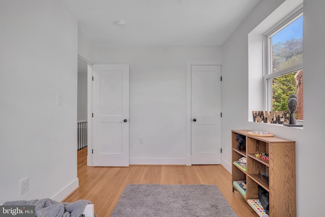 1636 40th St SE, Washington, DC 20020 - sitting room featuring light wood finished floors and baseboards