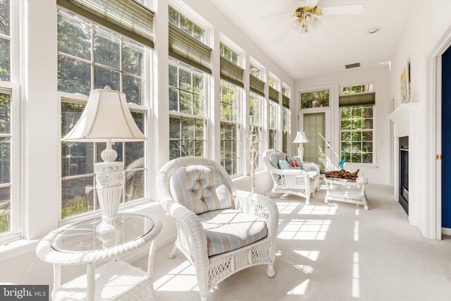 11625 Manklin Creek Rd, Ocean Pines, MD 21811 - sunroom featuring healthy amount of natural light and carpet floors
