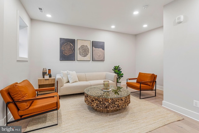 1724 Connecticut Ave NW Unit 8, Washington, DC 20009 - living area with wood finished floors, recessed lighting, and baseboards