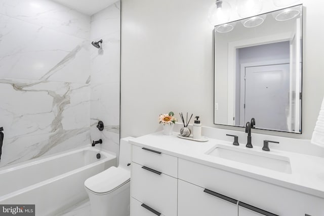 1724 Connecticut Ave NW Unit 8, Washington, DC 20009 - full bathroom featuring toilet, bathing tub / shower combination, and vanity