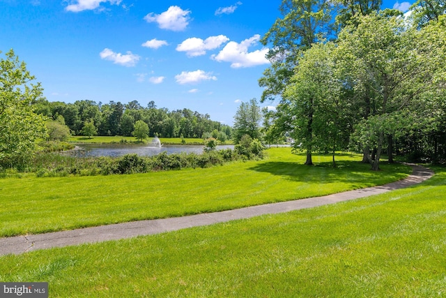 12221 Quadrille Ln, Bowie, MD 20720 - view of property's community featuring a water view and a yard