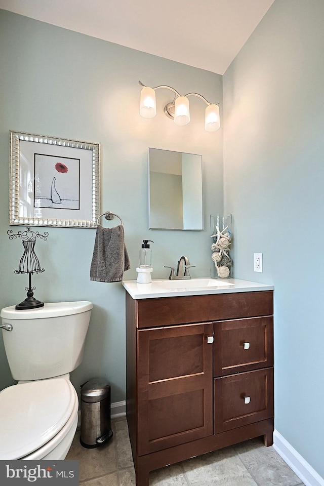165 Wappler Dr, Hanover, PA 17331 - bathroom featuring baseboards, toilet, and vanity