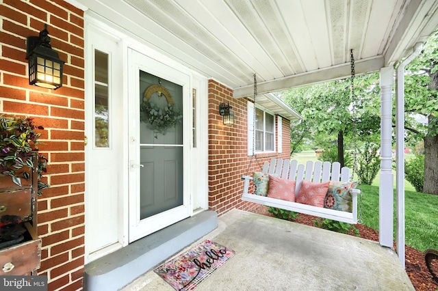 165 Wappler Dr, Hanover, PA 17331 - entrance to property featuring a porch and brick siding
